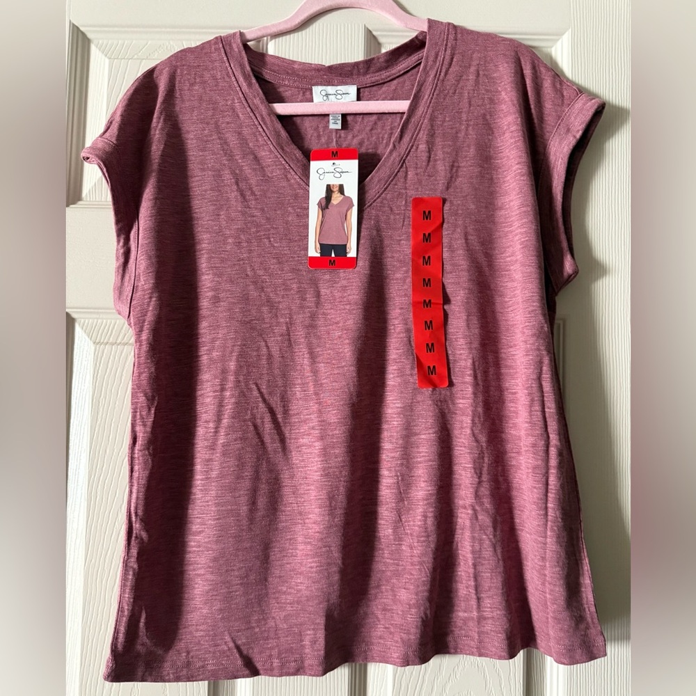 Jessica Simpson Mauve Short Sleeve Tee
